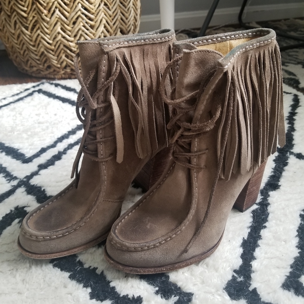 Fringe Short Booties